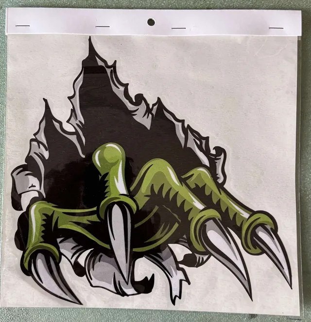 Наклейки Monster — Monster Claws Кігті (26х24 см)