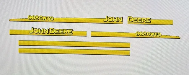 Наклейки на заказ — Набор совместимый с комбайном John Deere (под заказ)