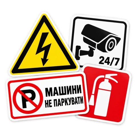 Наклейки для дому та роботи