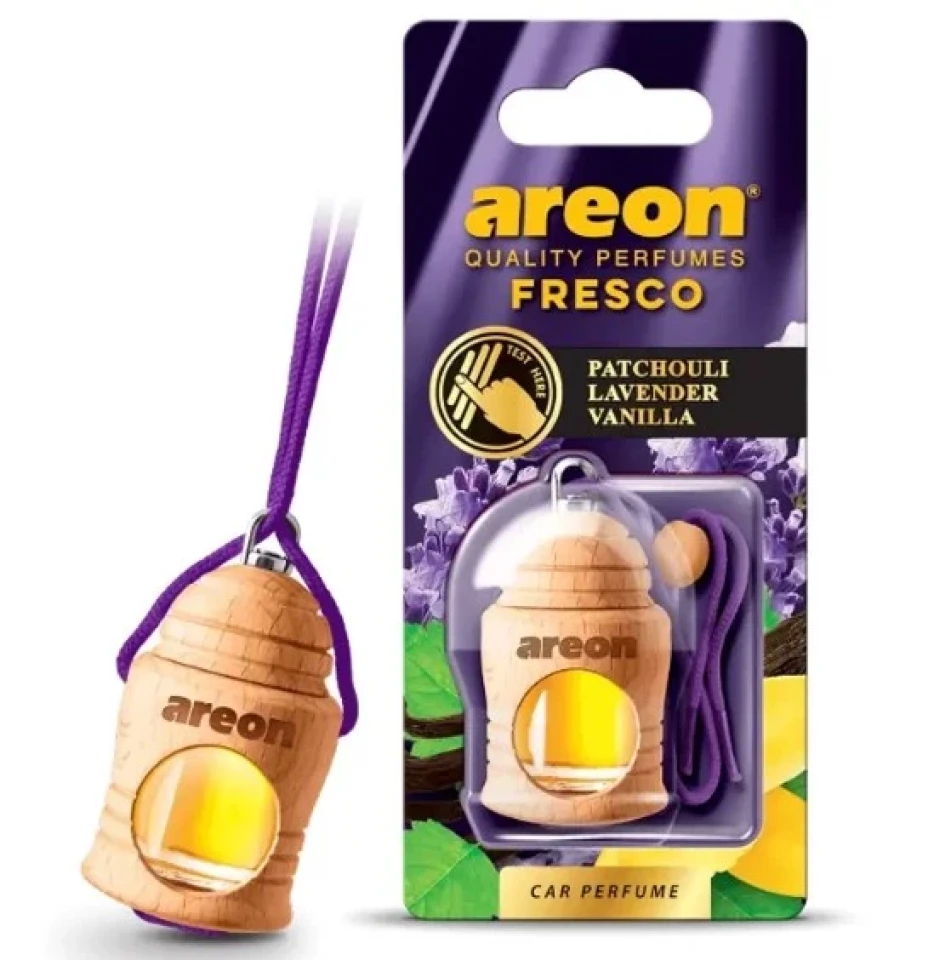 Ароматизатор воздуха жидкий подвесной Areon FRESKO Patchouli Lavender Vanilla (Пачули Лаванда Ваниль