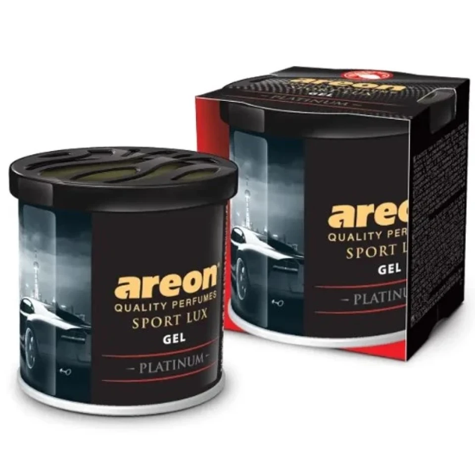 Ароматизатор воздуха гелевый Areon GEL Can Sport Lux Platinum 80g (Платиновый Спорт консерва)