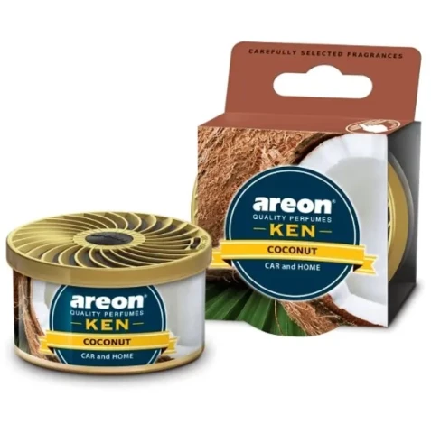 Ароматизатор повітря ароматична банка Areon KEN Coconut (Кокос)