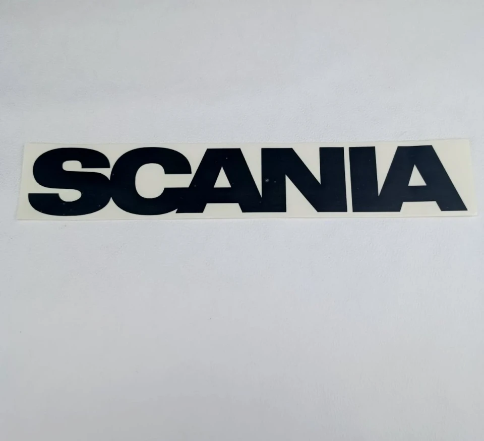 Наклейка виниловая SCANIA (30х5 см) черная