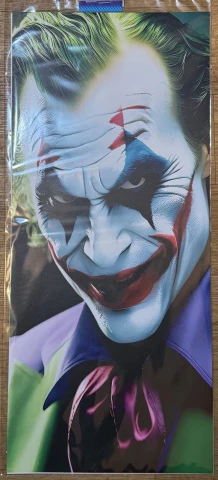 Наклейка вінілова Наклейки на стійки дверей авто Joker / зелений жакет (50х22 см, 2 шт) різнокольоро