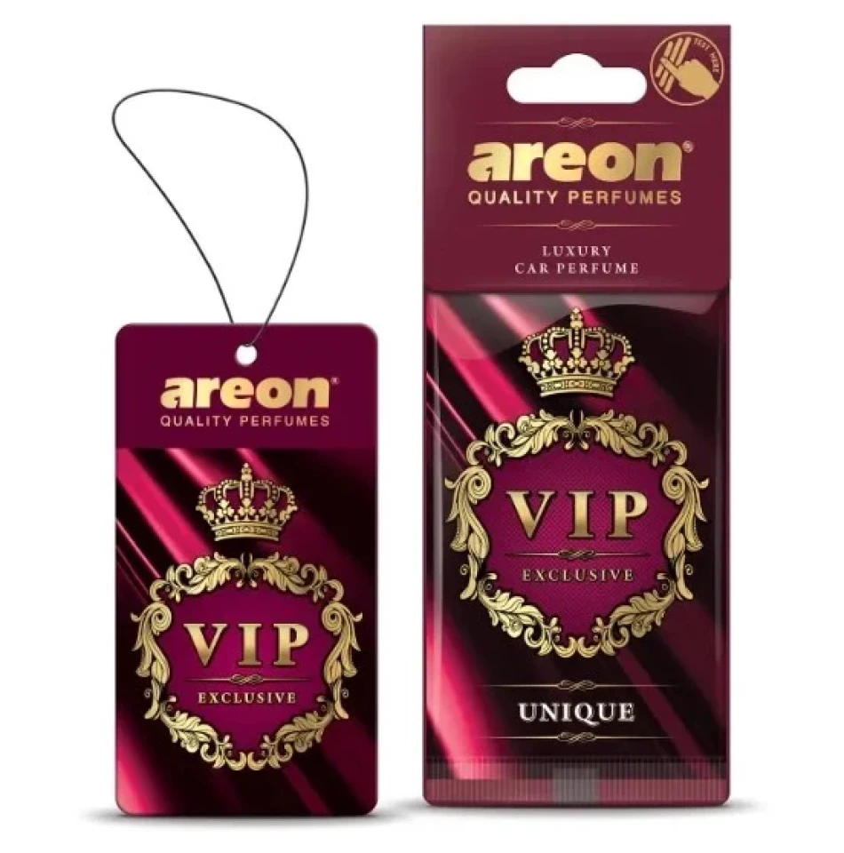 Ароматизатор воздуха подвесной елочка Areon VIP Unique (Уникальный)