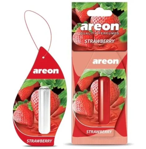 Ароматизатор повітря підвісний гель Areon MON Liquid Strawberry (Полуниця) 5мл
