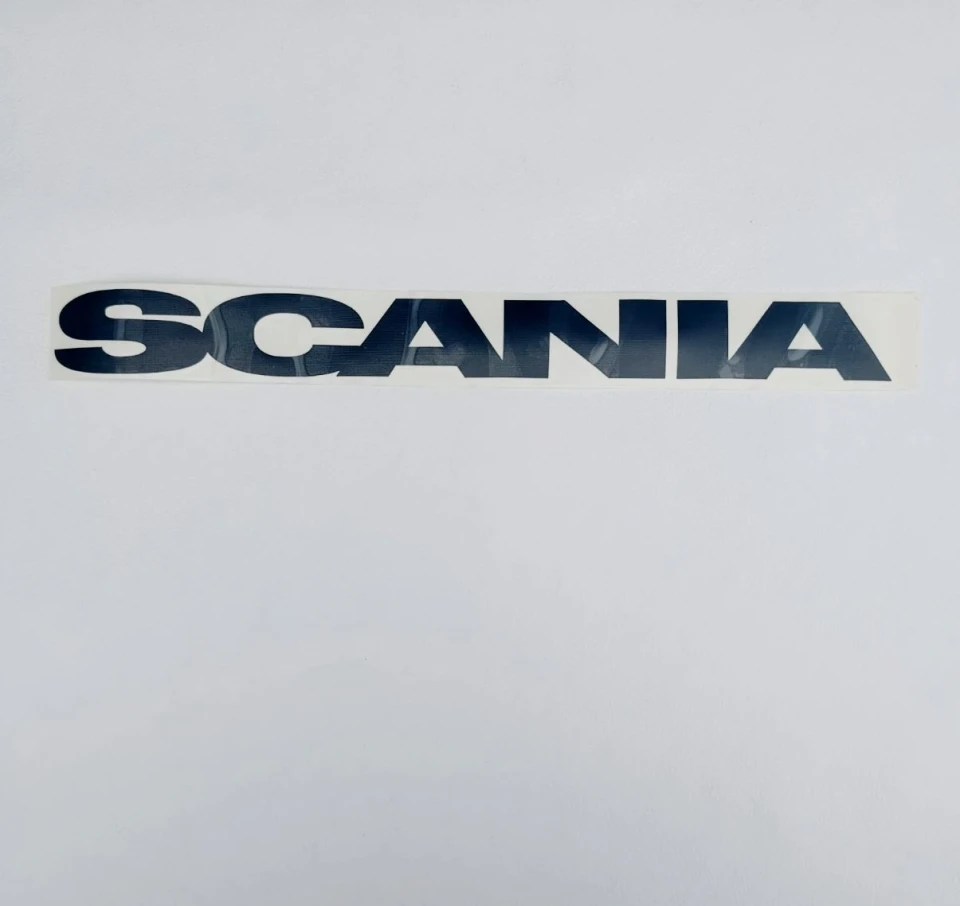 Наклейка виниловая SCANIA (3х30 см) черная