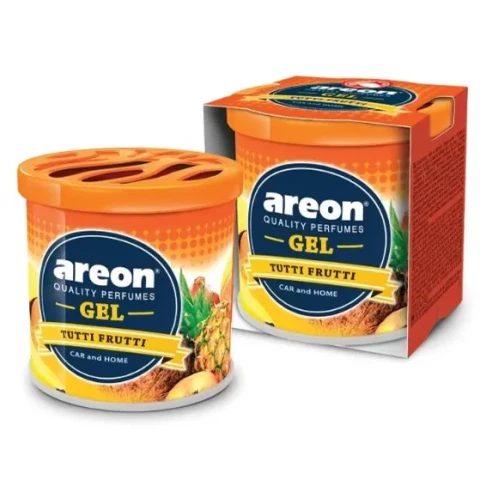 Ароматизатор повітря гелевий Areon GEL Can Tutti Frutti 80g (Тутті Фрутті консерва)