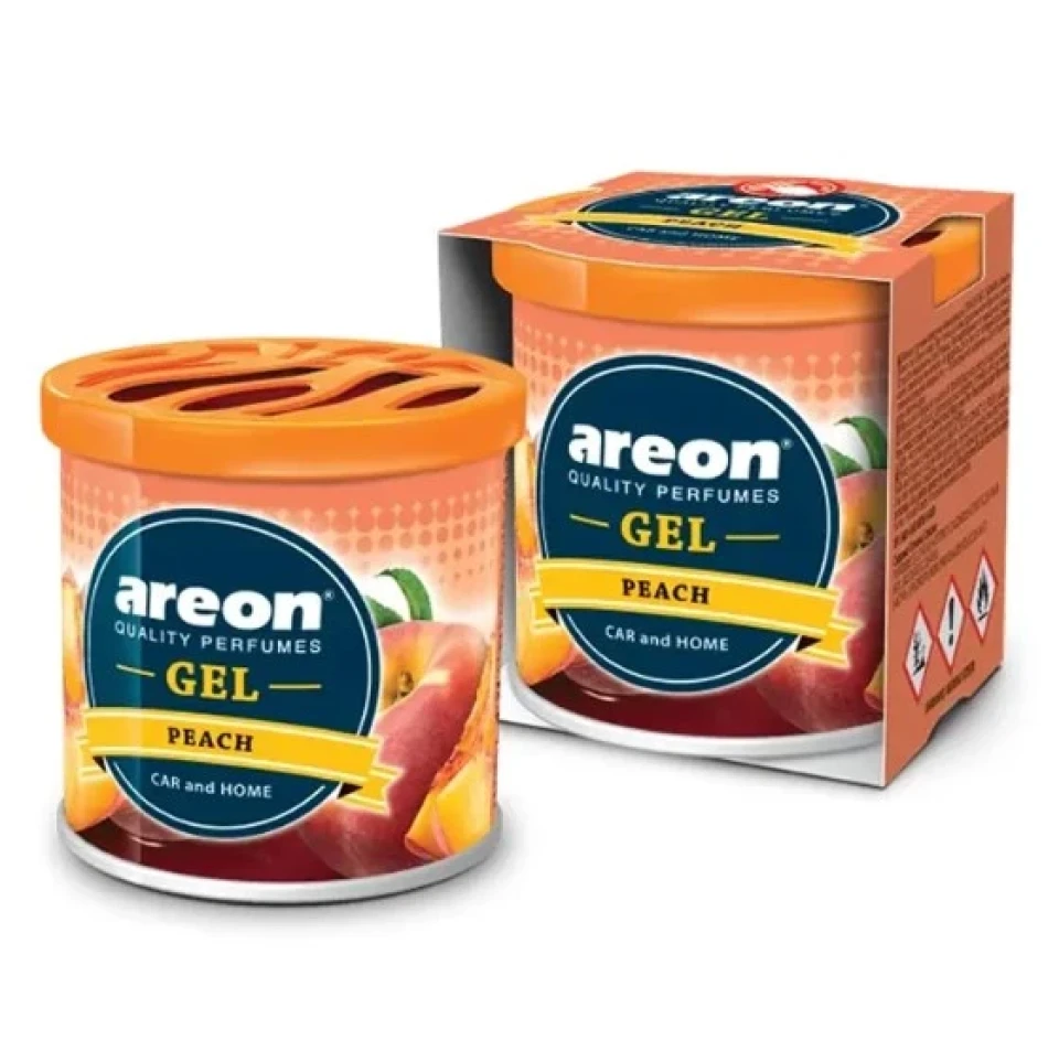 Ароматизатор воздуха гелевый Areon GEL Can Peach 80g (Персик консерва)