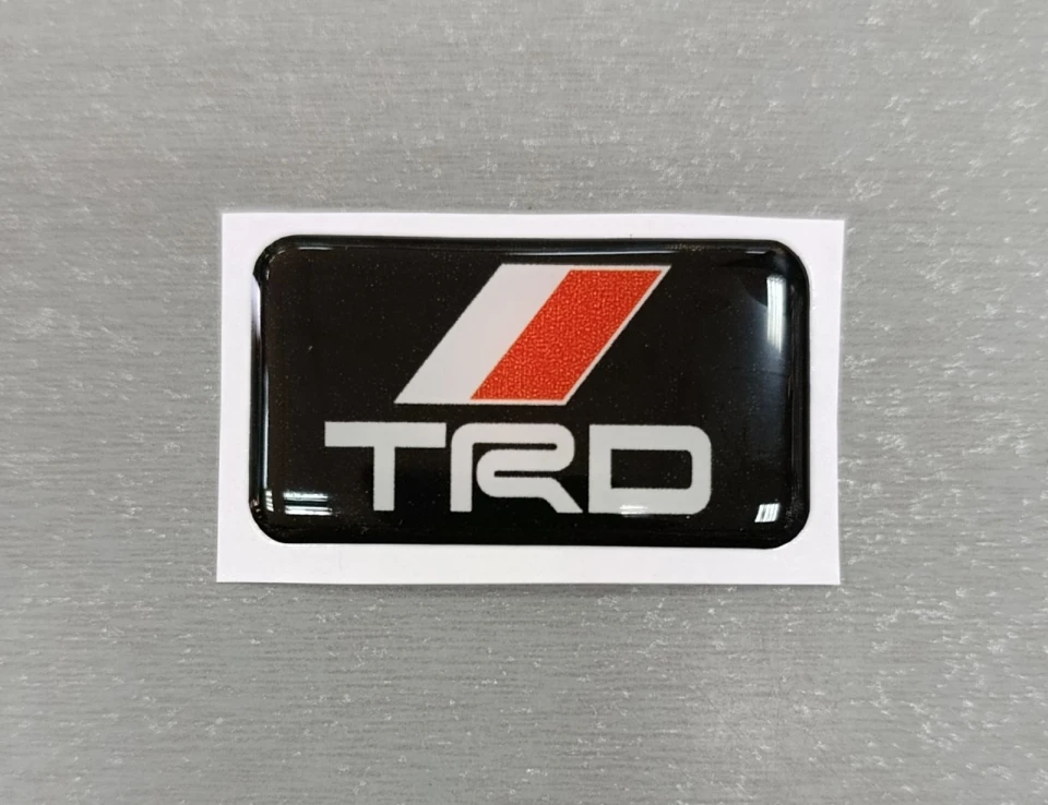 3D Наклейка силіконова TRD (4.7х2.6 см)