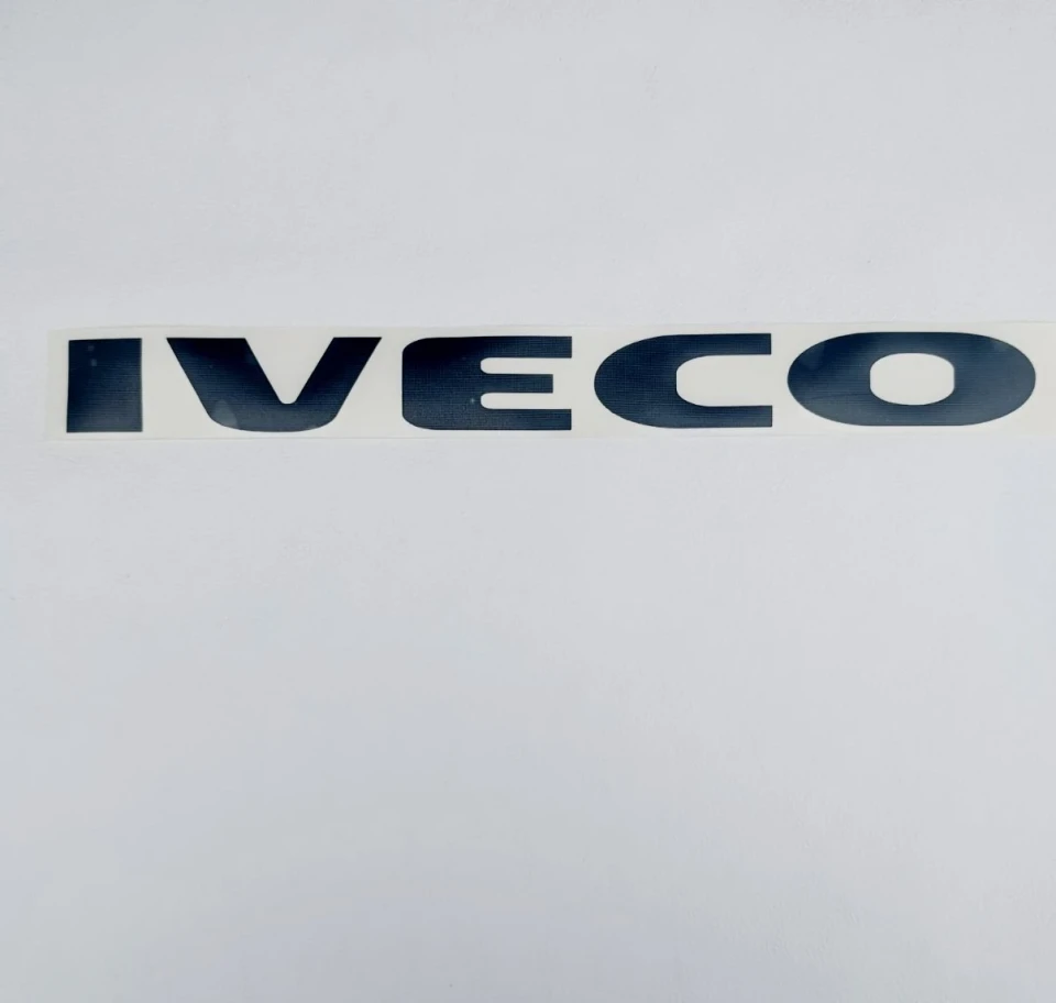Наклейка вінілова IVECO (3x30 см.) чорна