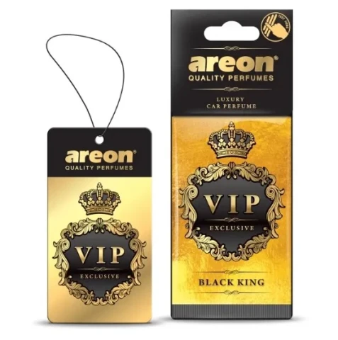 Ароматизатор повітря підвісний ялинка Areon VIP Black King (Чорний Король)