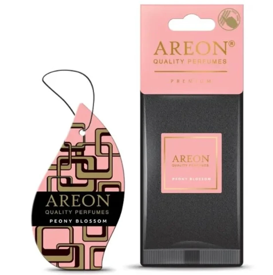 Ароматизатор воздуха подвесной елочка Areon PREMIUM Peony Blossom (Цвет Пиона)