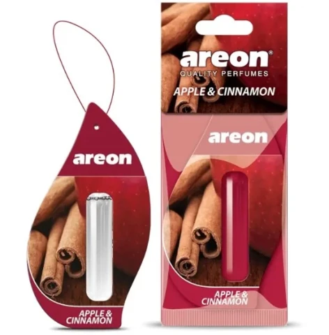 Ароматизатор повітря підвісний гель Areon MON Liquid Apple & Cinnamon (Яблуко та Кориця) 5мл