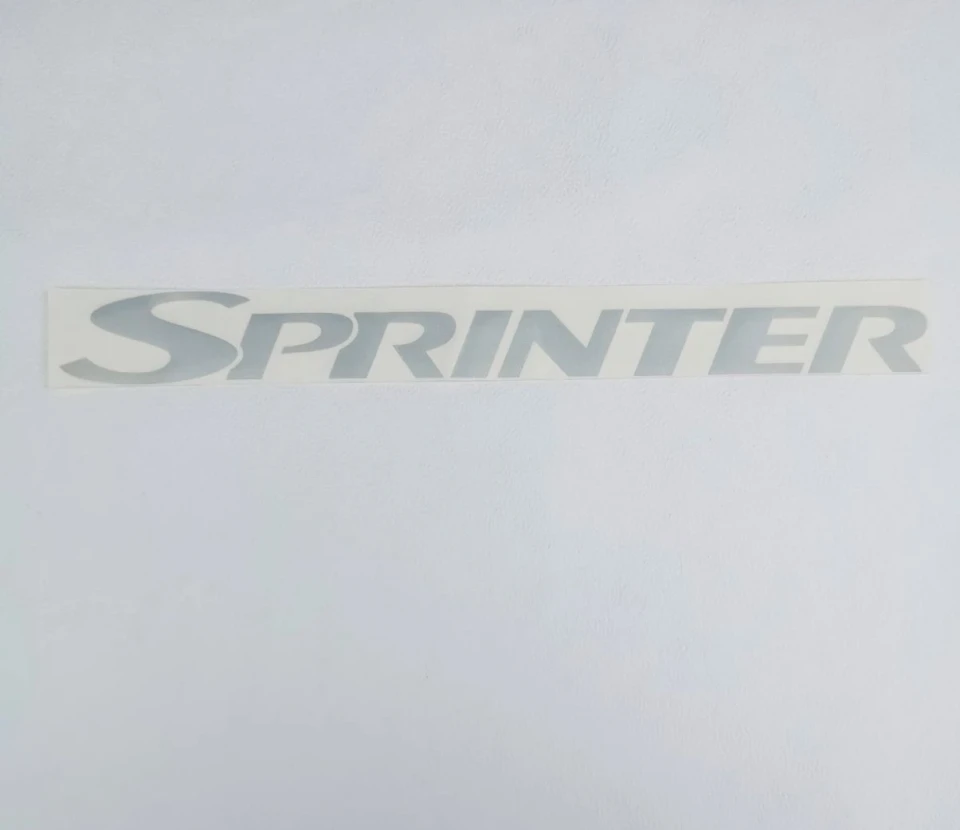 Наклейка вінілова Sprinter (3x30 см) сіра