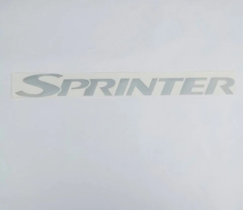 Наклейка вінілова Sprinter (3x30 см) сіра