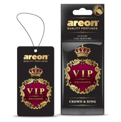 Ароматизатор повітря підвісний ялинка Areon VIP Crown & Ring (Корона та Кільце)