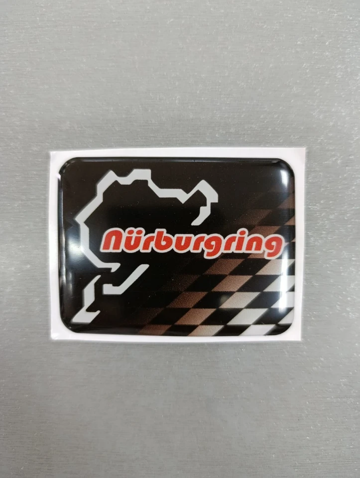 3D Наклейка силіконова Nurburgring (7х5 см)