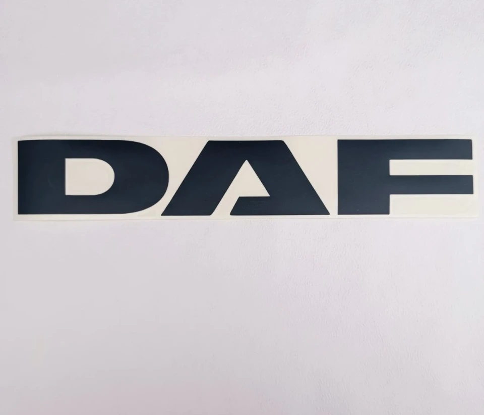 Наклейка вінілова DAF (30x5 см) чорна