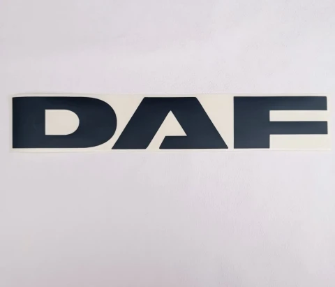 Наклейка вінілова DAF (30x5 см) чорна
