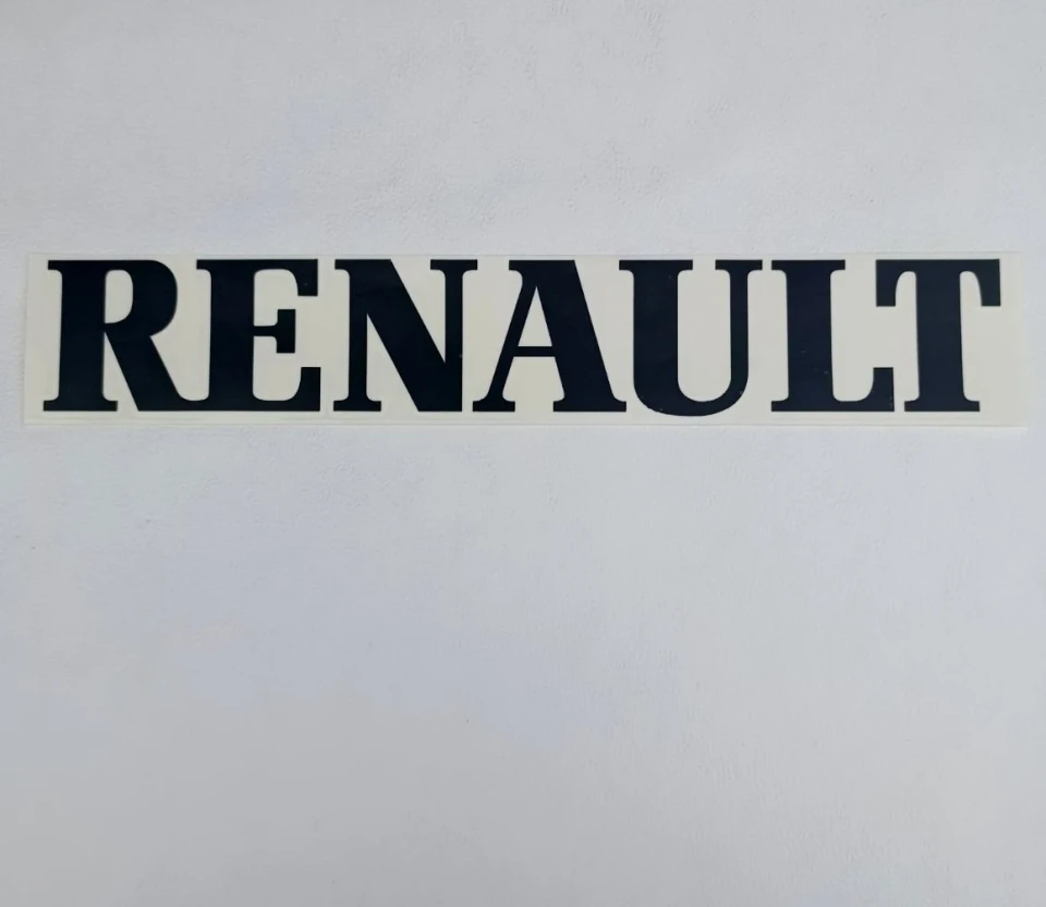 Наклейка вінілова RENAULT (30x5 см) чорна