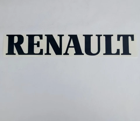 Наклейка вінілова RENAULT (30x5 см) чорна