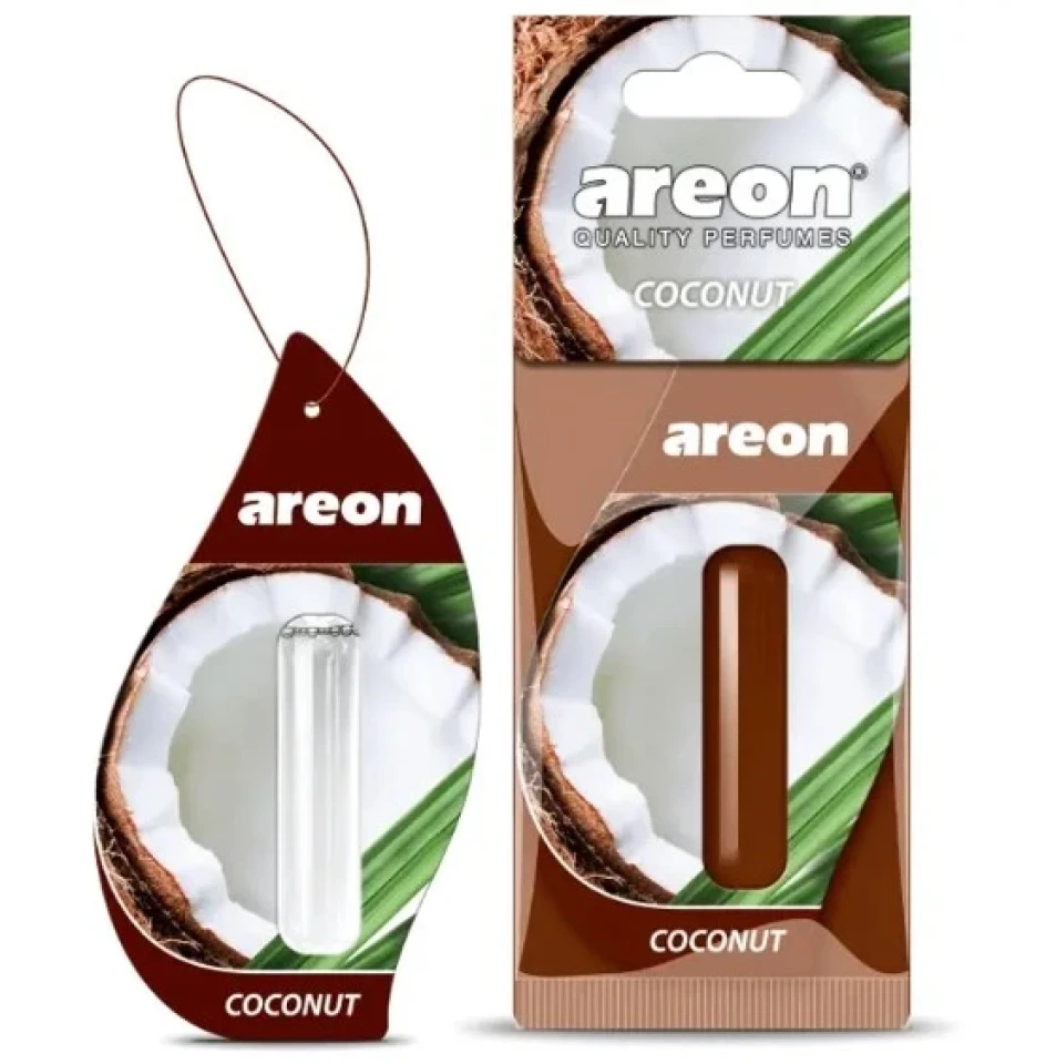 Ароматизатор воздуха подвесной гель Areon MON Liquid Coconut (Кокос) 5мл
