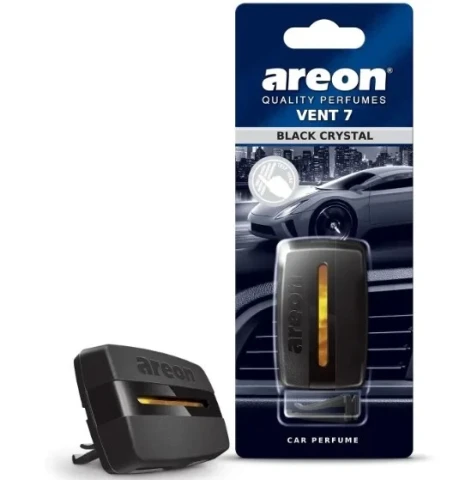 Ароматизатор повітря на дефлектор Areon VENT 7 Black Crystal (Чорний Кристал)
