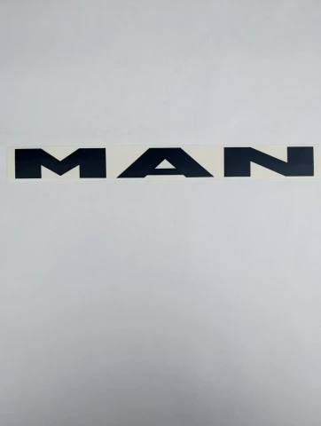 Наклейка вінілова MAN (3x30 см) чорна