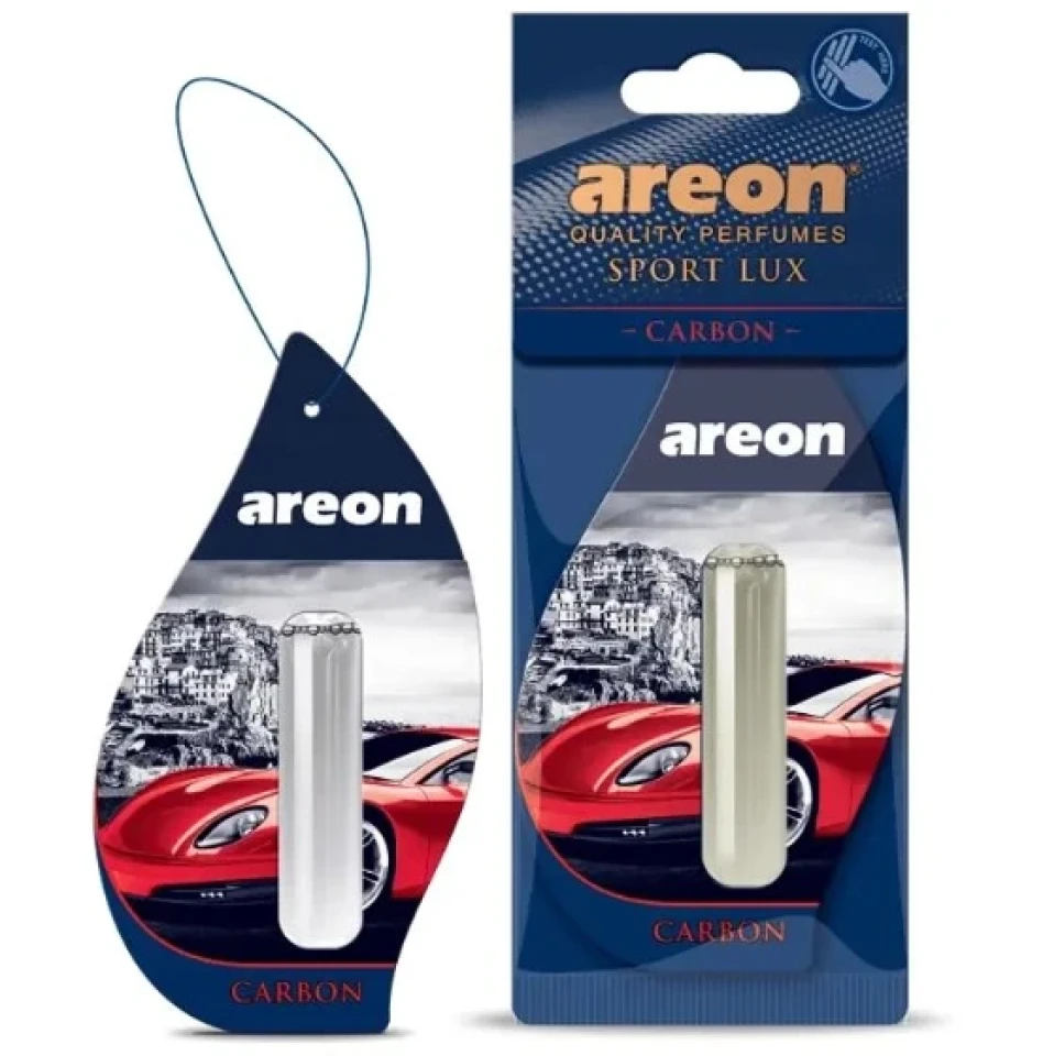 Ароматизатор повітря підвісний гель Areon SPORT LUX Liquid Carbon (Карбон) 5мл