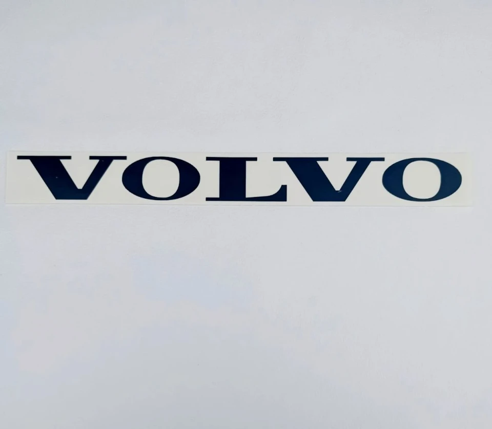 Наклейка виниловая VOLVO (30х3 см) черная