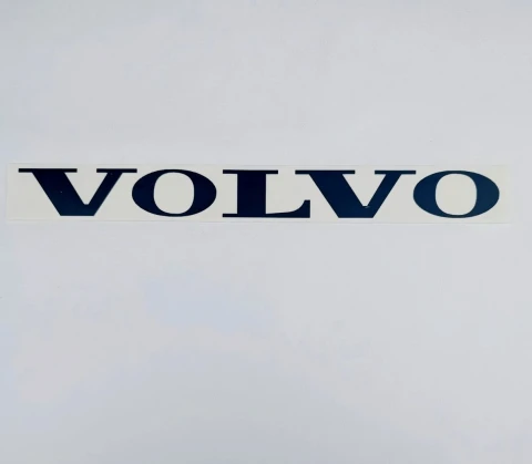 Наклейка виниловая VOLVO (30х3 см) черная