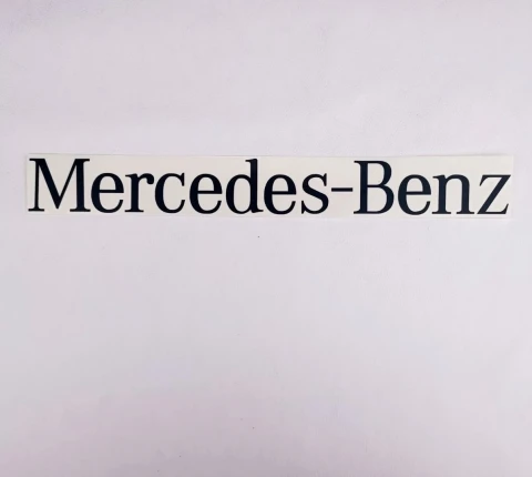 Наклейка вінілова Mercedes-Benz (35x4 см) чорна