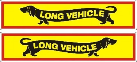 Наклейка вінілова TAXA long vehicle (49х10 см. 2шт в комплекті)