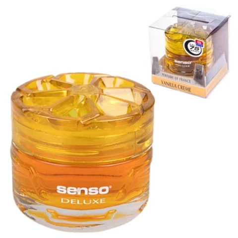 Ароматизатор повітря гелевий Dr. Marcus Senso Deluxe Vanilla Creme 50мл (Ванільний крем)