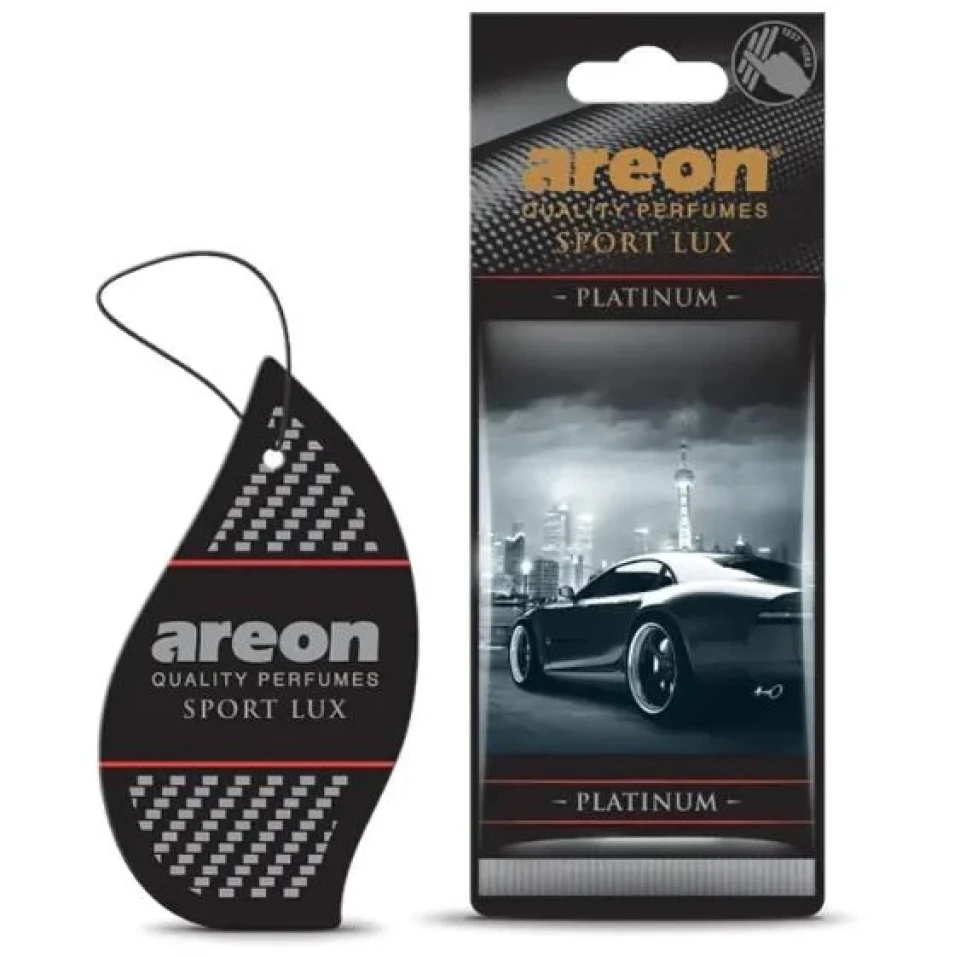 Ароматизатор повітря підвісний ялинка Areon SPORT LUX Platinum (Платина)