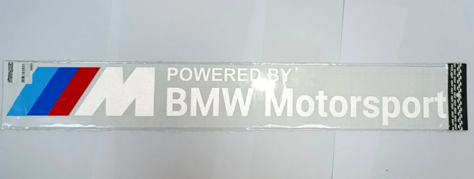 Наклейка вінілова світловідбиваюча ///M BMW Motorsport (60х7.5 см)