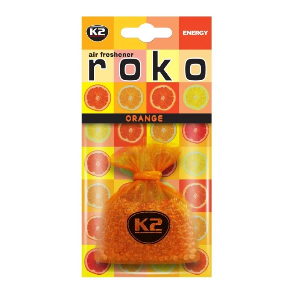 Ароматизатор повітря гранульований у мішечку K2 Roko Orange 20г (Апельсин)