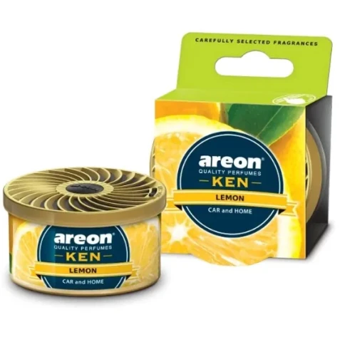Ароматизатор повітря ароматична банка Areon KEN Lemon (Лимон)