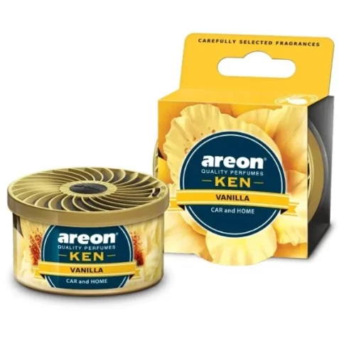 Ароматизатор повітря ароматична банка Areon KEN Vanilla (Ваніль)